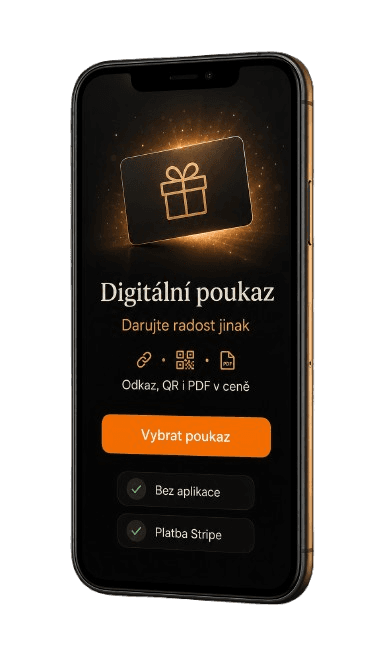 Ukázka digitálního poukazu v telefonu