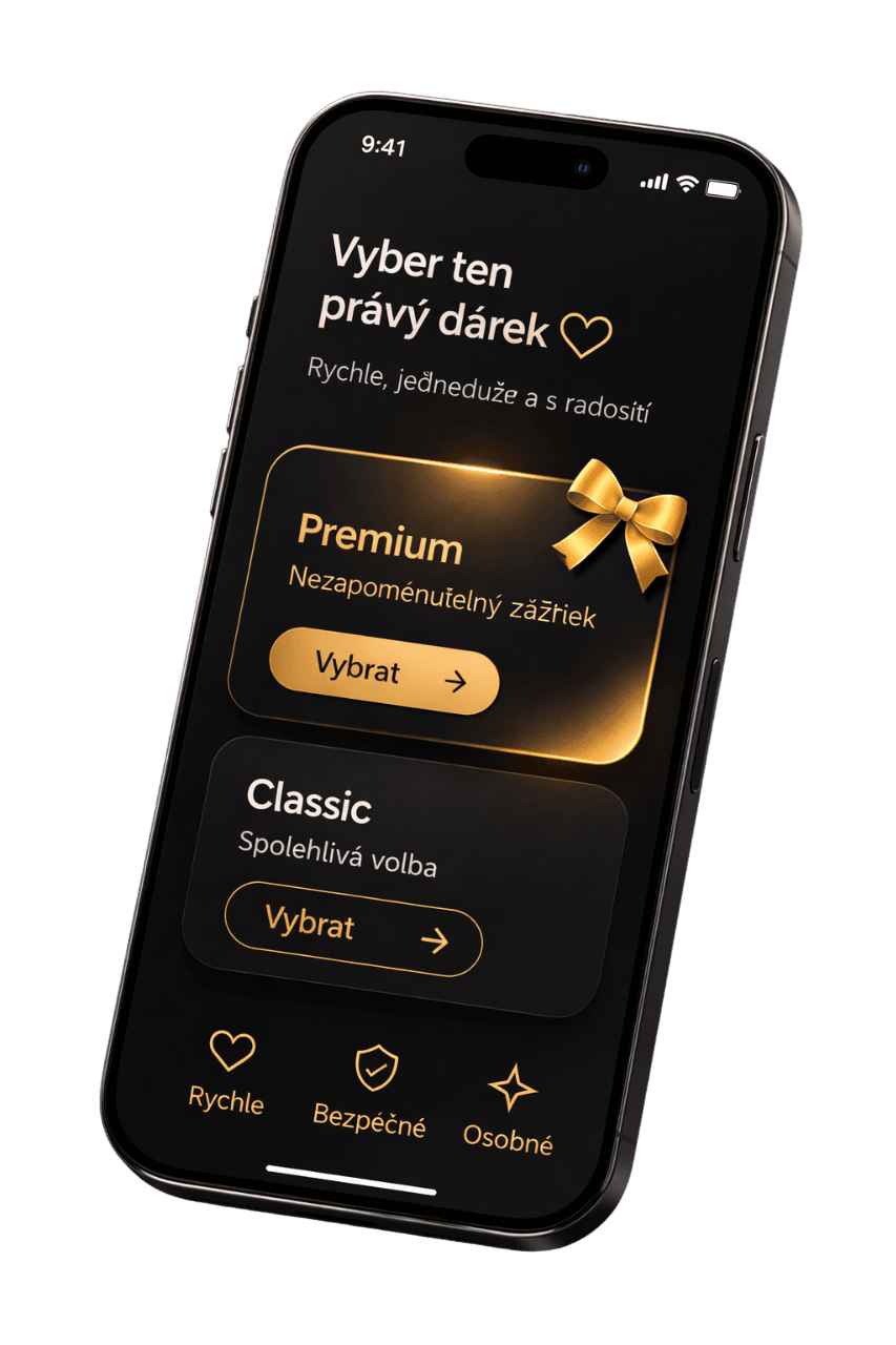 Ukázka digitálního dárku